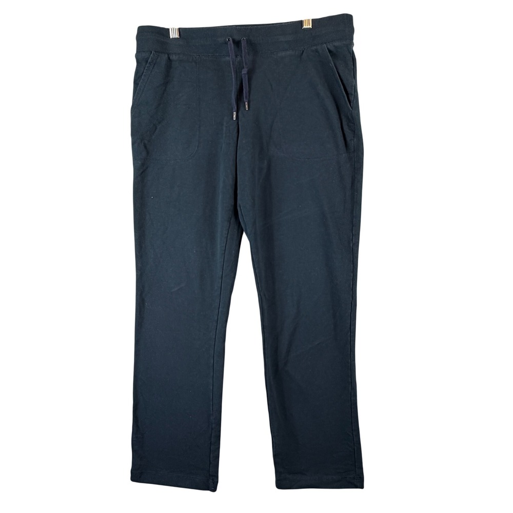 LL Bean Sweatpants Women S Navy Blue Excellent Joggers Item 300004